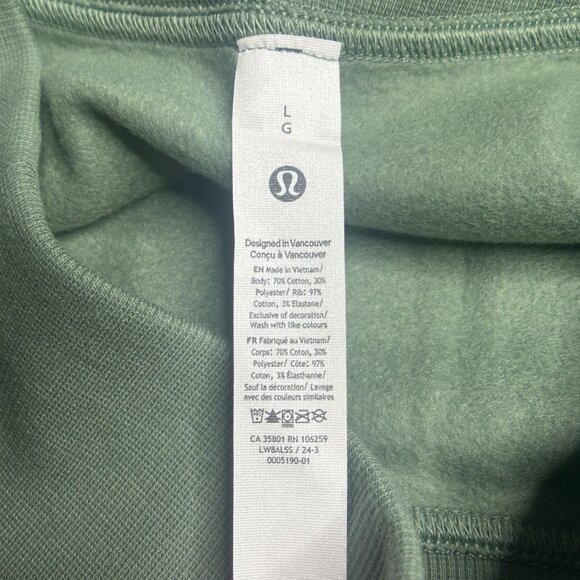 NWT Lululemon Scuba High Rise Mini Skirt Size Large (GREU) LW8ALSS - Picture 11 of 12